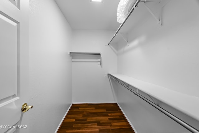 1955 E E Clf, Swallow Trail, Green Valley, AZ 85614 - walk in closet with dark wood-style flooring
