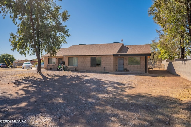 view of ranch-style house