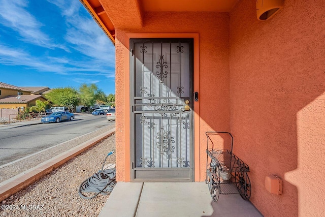 view of entrance to property