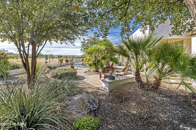 60241 E Arroyo Grande Dr, Oracle, AZ 85623 - view of yard featuring fence and a patio
