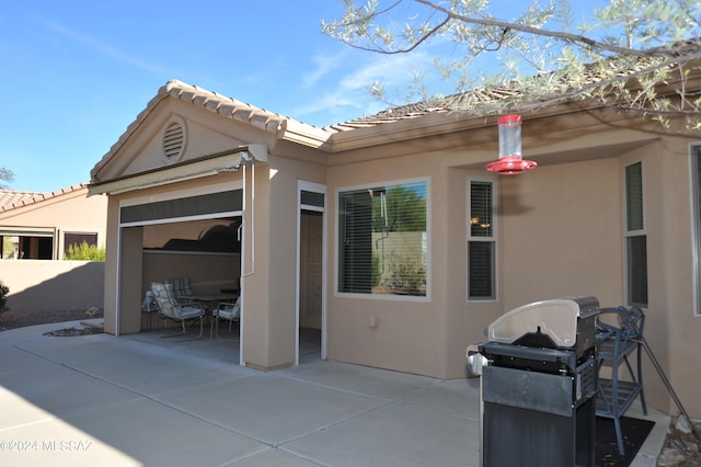 exterior space featuring a patio