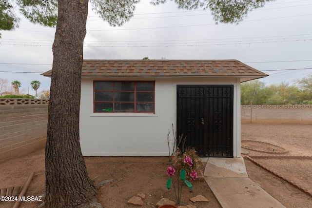 view of outbuilding