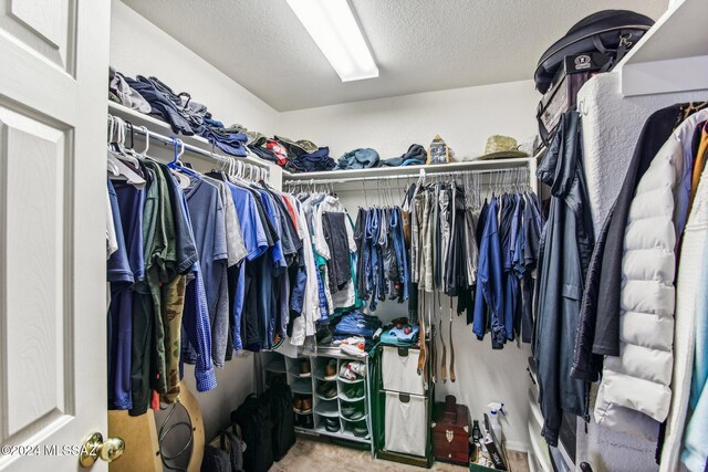 3457 N Crystal Hill Ave, Tucson, AZ 85745 - walk in closet featuring carpet floors