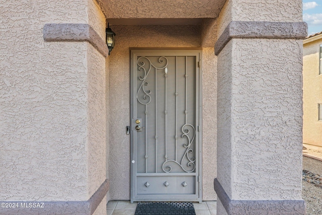 view of entrance to property