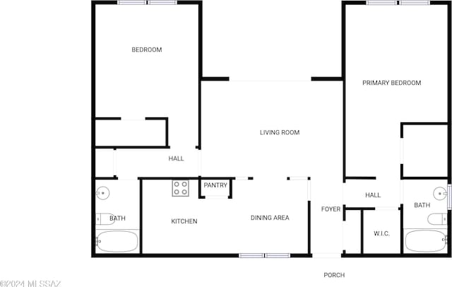 1600 N Wilmot Rd Unit 291, Tucson, AZ 85712 - home floor plan