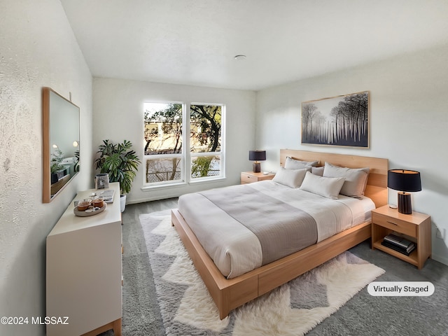 bedroom featuring carpet flooring