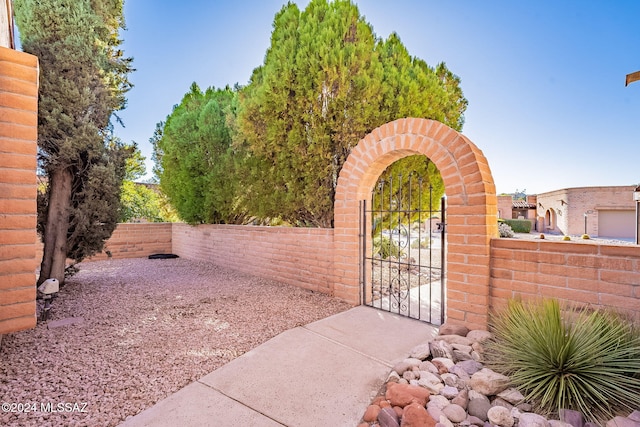 view of gate