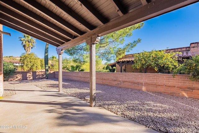 view of patio