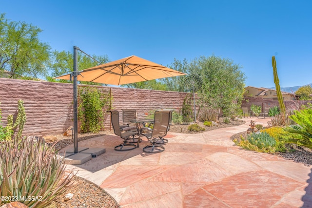 view of patio