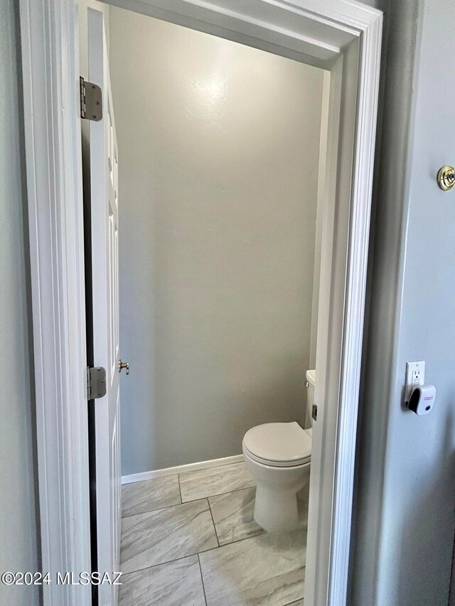 bathroom with toilet