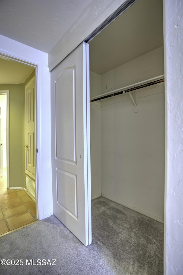 view of closet