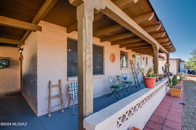 view of patio