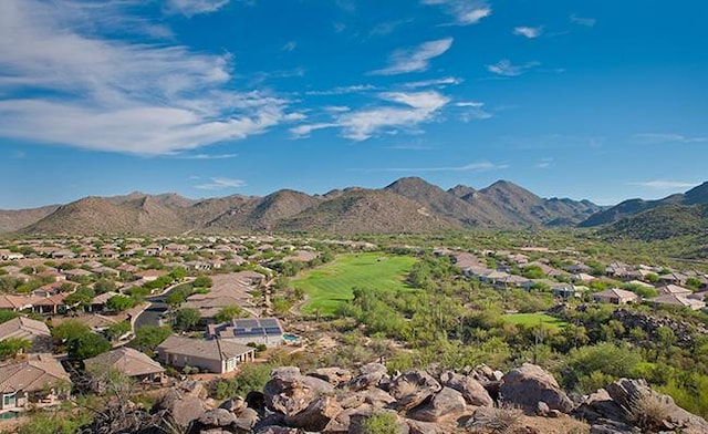 view of mountain feature