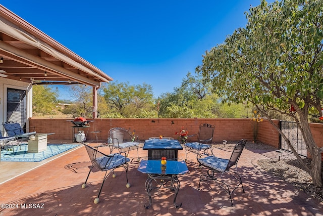 view of patio