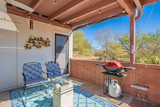 view of patio