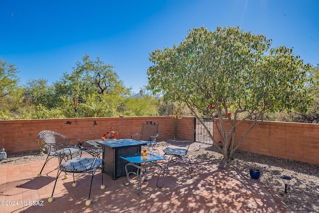 view of patio