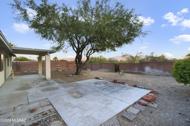 view of patio