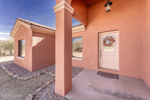 view of property entrance