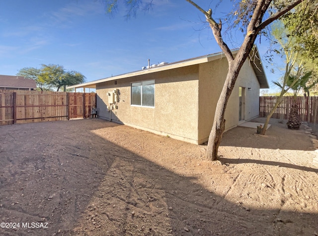 view of rear view of property