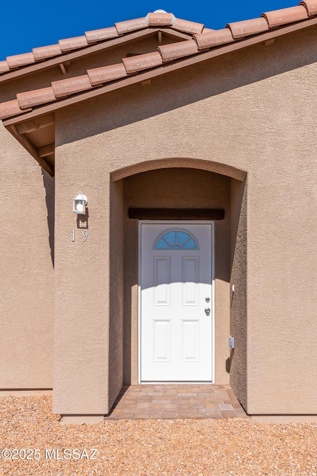 view of entrance to property