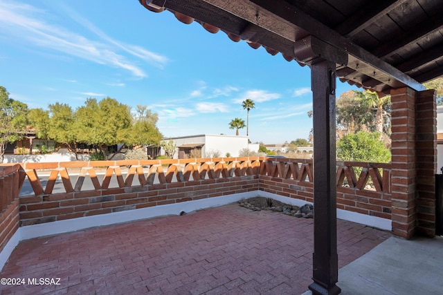 view of patio