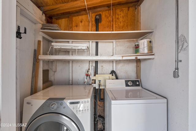 laundry area with washer and clothes dryer