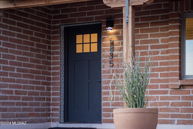 view of entrance to property