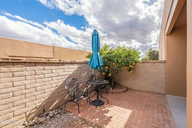 view of patio