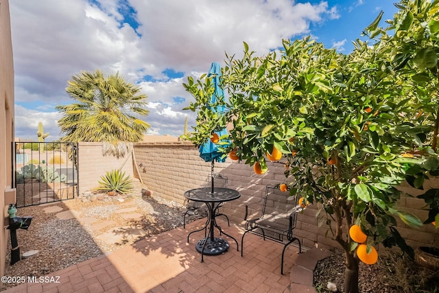 view of patio