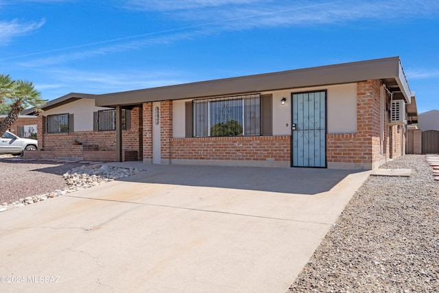 view of ranch-style home