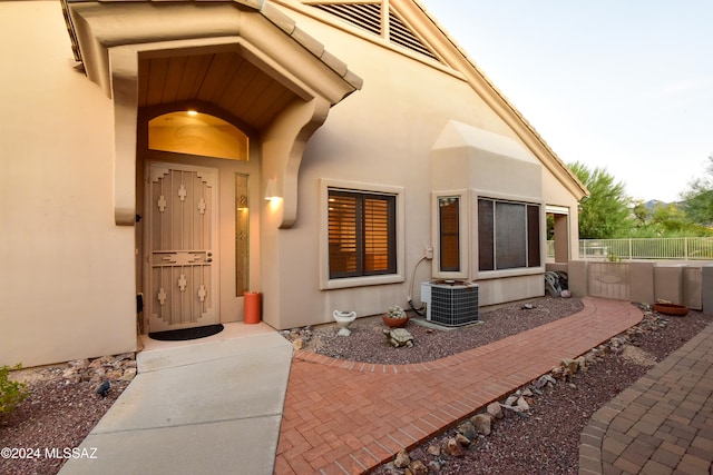 view of entrance to property