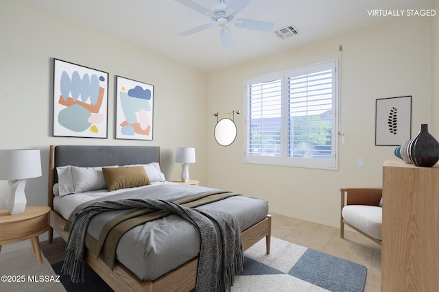 4594 S Moon River Pl, Green Valley, AZ 85622 - bedroom with light tile patterned floors