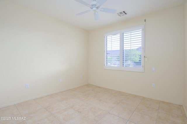 4594 S Moon River Pl, Green Valley, AZ 85622 - empty room featuring a ceiling fan and light tile patterned floors