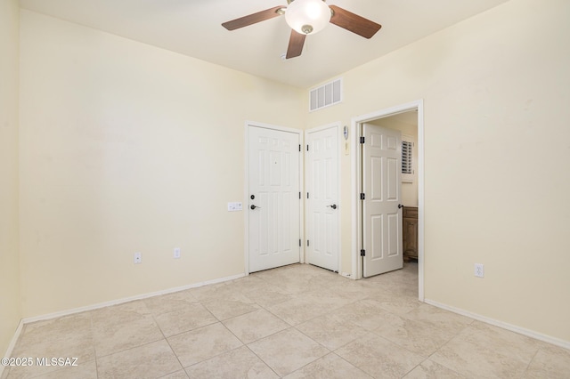 4594 S Moon River Pl, Green Valley, AZ 85622 - unfurnished room with ceiling fan and light tile patterned floors