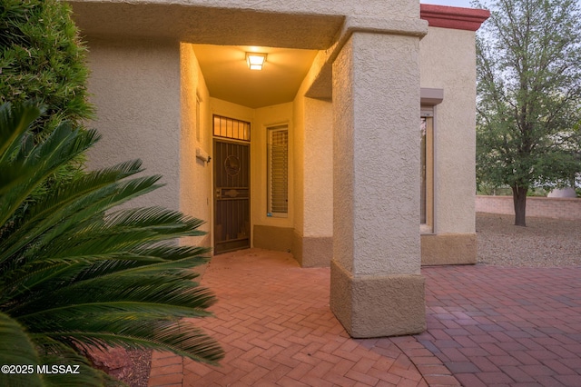4594 S Moon River Pl, Green Valley, AZ 85622 - entrance to property featuring stucco siding