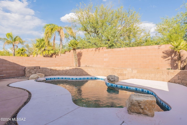 view of pool