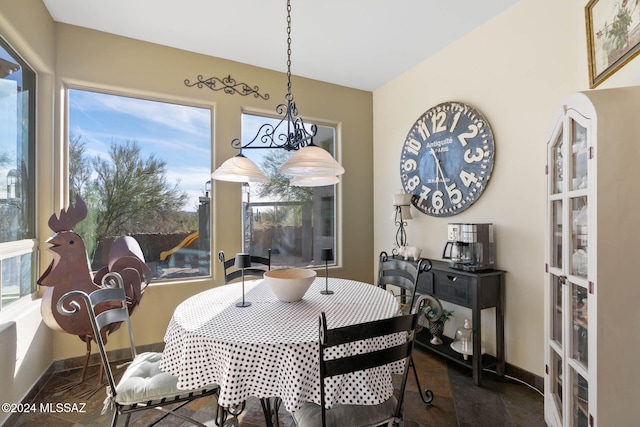 view of dining space