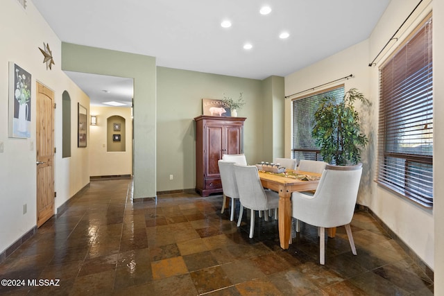 view of dining area