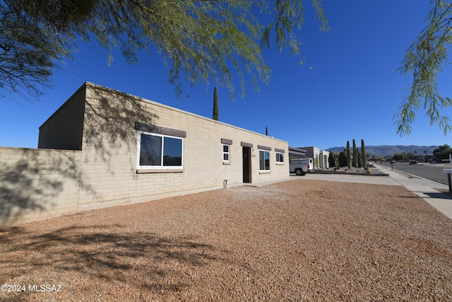 view of back of property