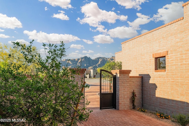 5200 N Camino Antonio, Tucson, AZ 85718 - view of gate with a mountain view