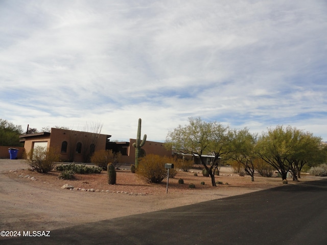 view of pueblo-style home