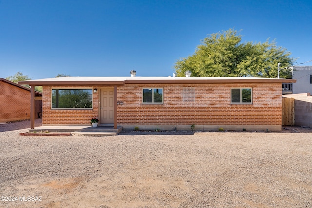 back of house featuring a patio area