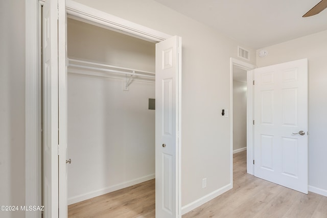 view of closet