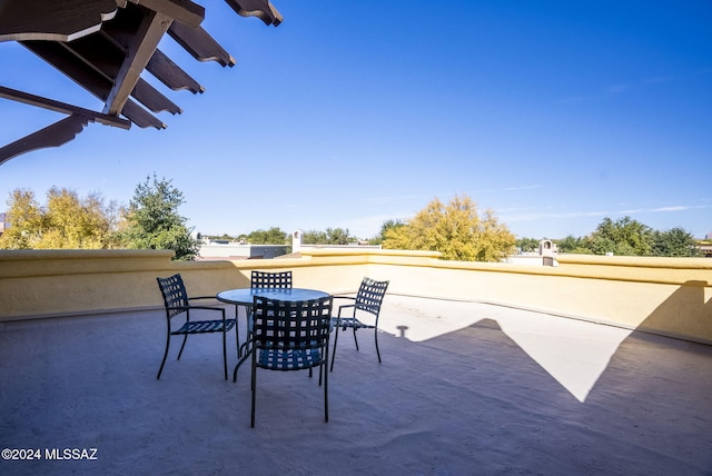 view of patio