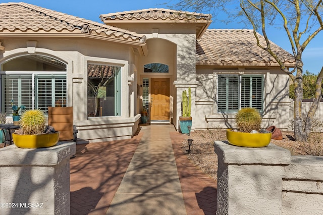 view of property entrance