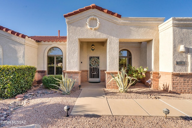 view of entrance to property