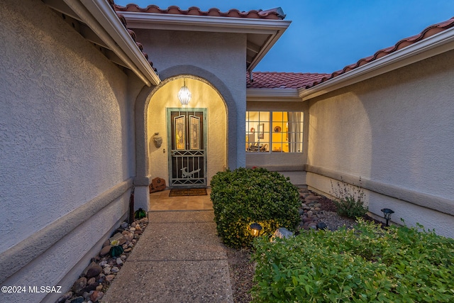 view of entrance to property