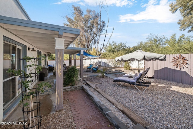 view of patio