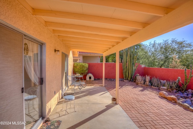 view of patio