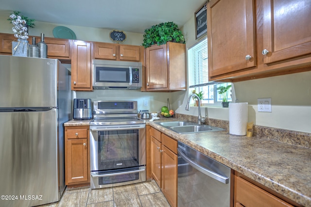 kitchen featuring sink and stainless steel appliances